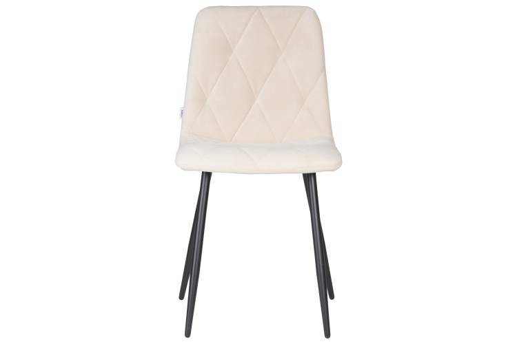 Набор 4 шт Стул обеденный DOBRIN CHILLY ROMBO, Бежевый Simple 44, основание черный-6