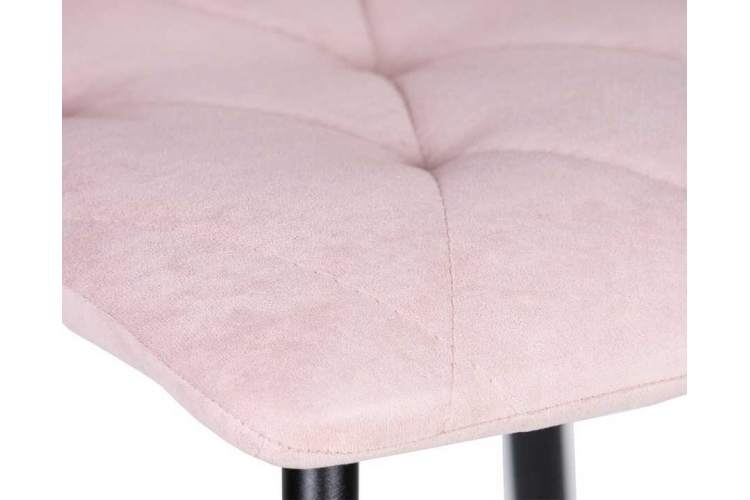 Стул обеденный DOBRIN CHILLY ROMBO, Розовый Simple 03, основание черное-6