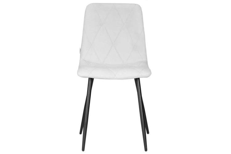 Стул обеденный DOBRIN CHILLY ROMBO, Светло-серый Simple 29, основание черный-5