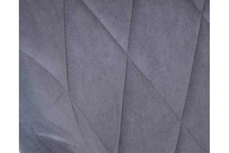 Стул обеденный DOBRIN ROBY, ЭМАЛЬ ЧЕРНЫЙ МУАР велюр Catania Steel-8