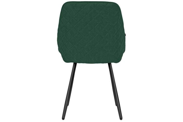 Стул обеденный DOBRIN STELLA, ЭМАЛЬ ЧЕРНЫЙ МУАР велюр Catania Izumrud-4