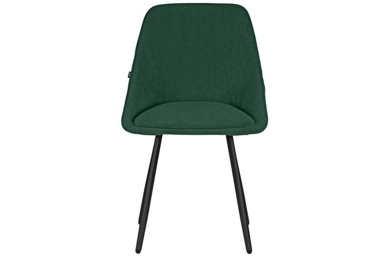 Стул обеденный DOBRIN STELLA, ЭМАЛЬ ЧЕРНЫЙ МУАР велюр Catania Izumrud-5
