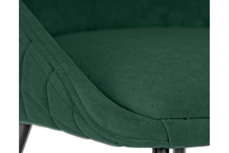 Стул обеденный DOBRIN STELLA, ЭМАЛЬ ЧЕРНЫЙ МУАР велюр Catania Izumrud-7