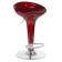 Набор 2 шт Стул барный DOBRIN BOMBA, бордовый металлик
