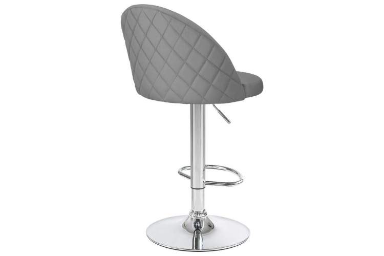 Стул барный DOBRIN MILANA, серый велюр (MJ9-75)-3