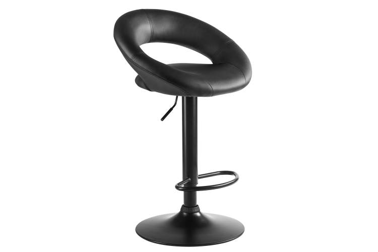 Набор 2 шт Стул барный DOBRIN MIRA BLACK, чёрный-2