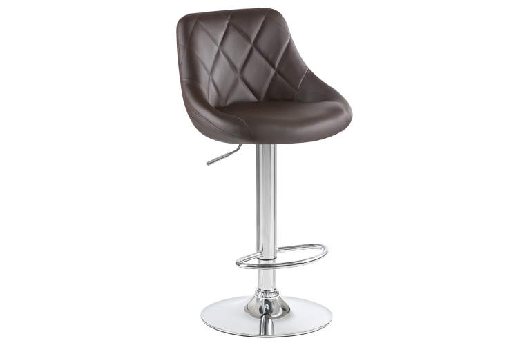 Набор 2 шт Стул барный DOBRIN LOGAN, коричневый-1