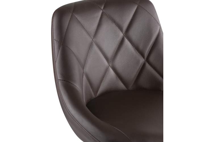 Набор 2 шт Стул барный DOBRIN LOGAN, коричневый-7