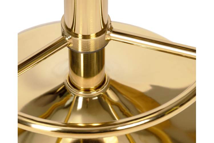 Набор 2 шт Табурет барный DOBRIN BRUNO GOLD, черный велюр (MJ9-101)-2