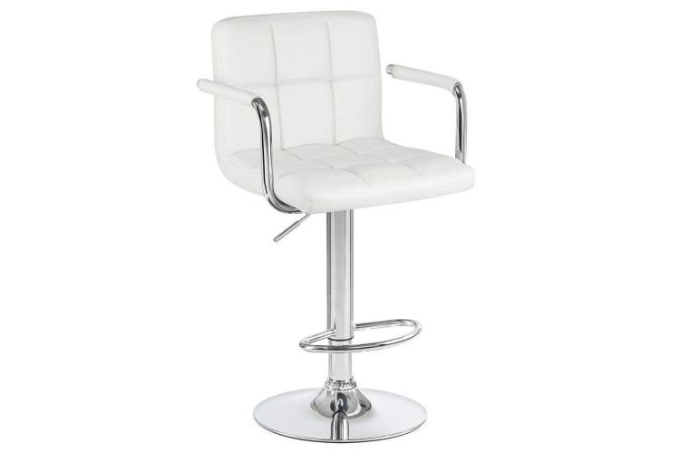 Стул барный DOBRIN KRUGER ARM, белый