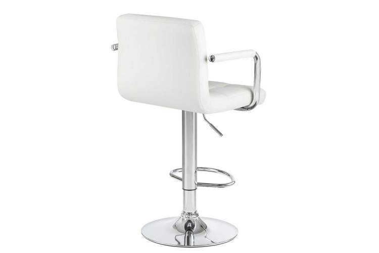 Стул барный DOBRIN KRUGER ARM, белый-3