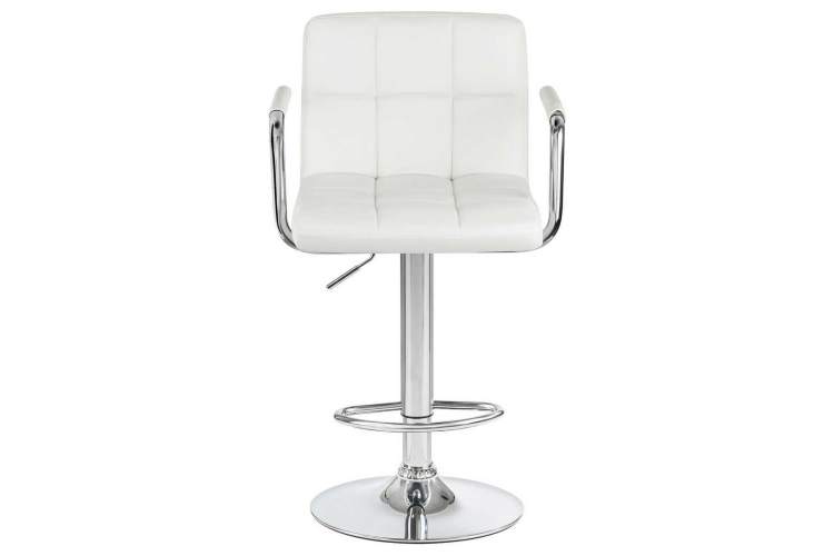 Стул барный DOBRIN KRUGER ARM, белый-5