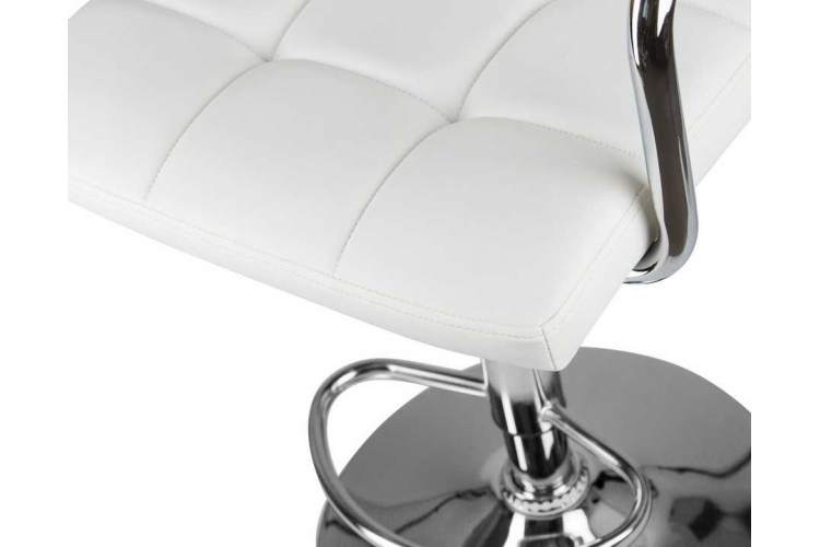 Стул барный DOBRIN KRUGER ARM, белый-6