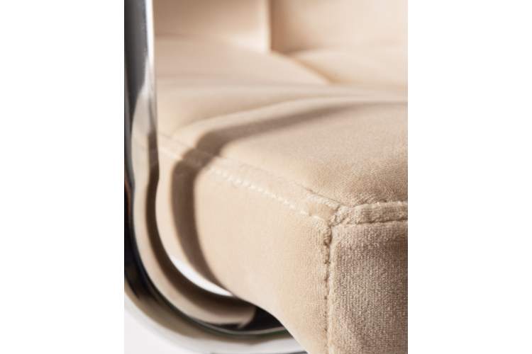 Набор 2 шт Стул барный DOBRIN KRUGER ARM, бежевый велюр (MJ9-10)-8