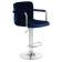 Набор 2 шт Стул барный DOBRIN KRUGER ARM, синий велюр (MJ9-117)