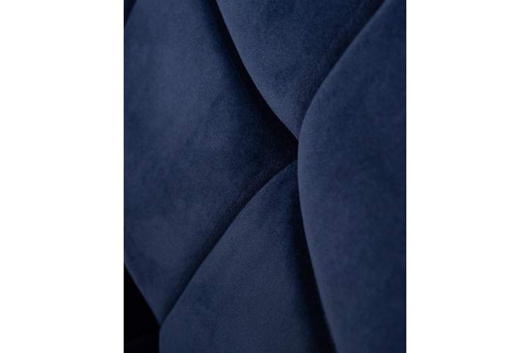 Набор 2 шт Стул барный DOBRIN KRUGER ARM, синий велюр (MJ9-117)-9