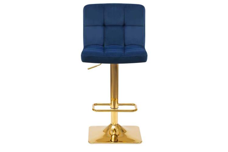Стул барный DOBRIN GOLDIE, синий велюр (MJ9-117)-5