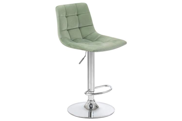 Набор 2 шт Стул барный DOBRIN TAILOR, пудрово-мятный велюр (MJ9-87)-1