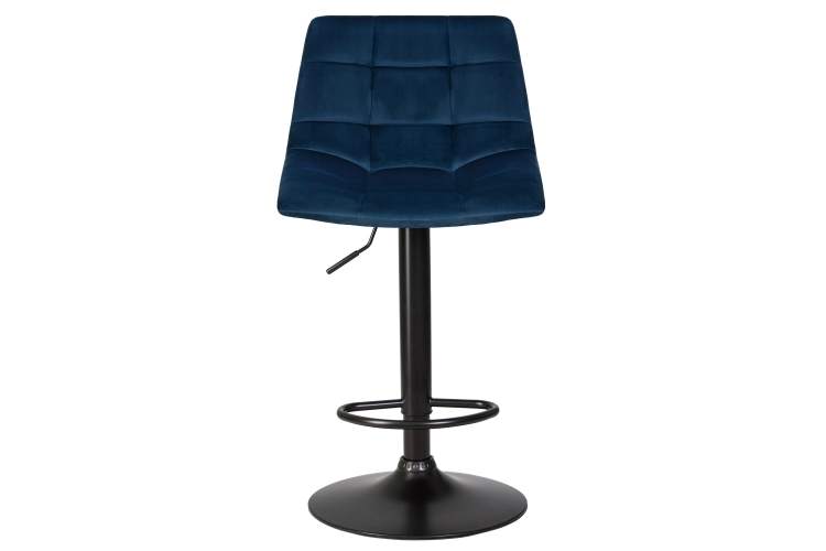 Набор 2 шт Стул барный DOBRIN TAILOR BLACK, синий велюр (MJ9-117)-6