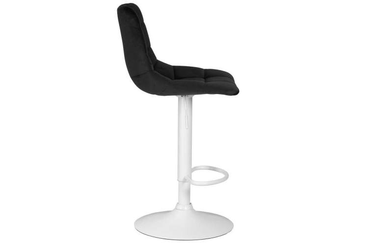 Стул барный DOBRIN TAILOR WHITE, черный велюр (MJ9-101)-2