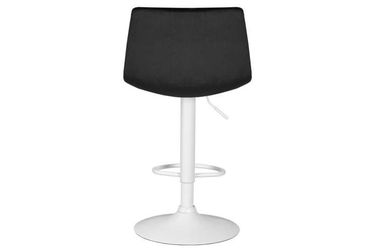 Стул барный DOBRIN TAILOR WHITE, черный велюр (MJ9-101)-4