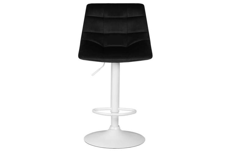 Стул барный DOBRIN TAILOR WHITE, черный велюр (MJ9-101)-5