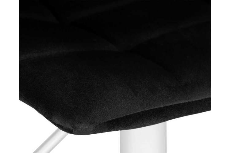 Стул барный DOBRIN TAILOR WHITE, черный велюр (MJ9-101)-6