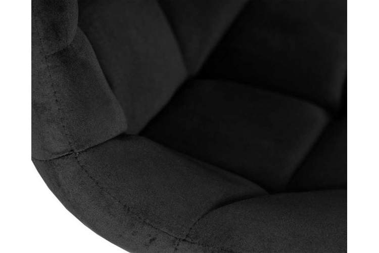 Стул барный DOBRIN TAILOR WHITE, черный велюр (MJ9-101)-7