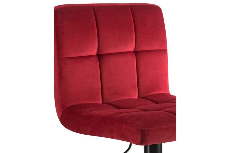 Стул барный DOBRIN DOMINIC, бордо велюр (MJ9-43)-6