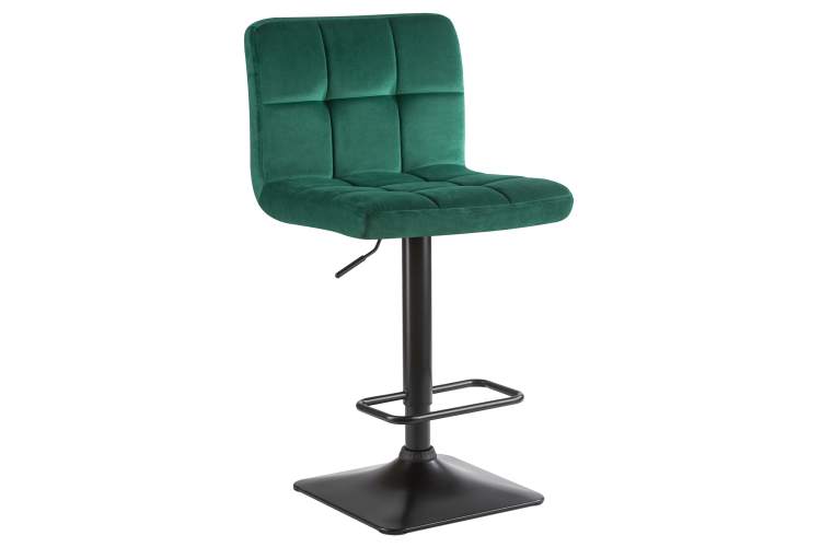 Набор 2 шт Стул барный DOBRIN DOMINIC, зеленый велюр (MJ9-88)-1