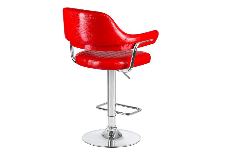 Набор 2 шт Стул барный DOBRIN CHARLY, красный крокодил-4