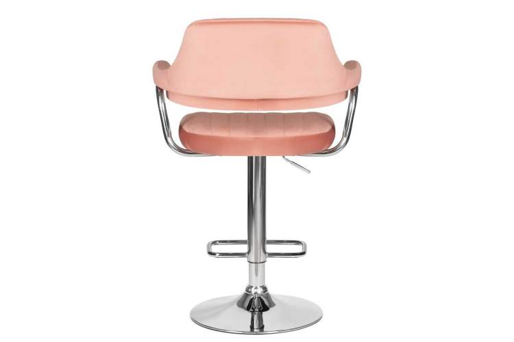 Стул барный DOBRIN CHARLY, пудрово-розовый велюр (MJ9-32)-4