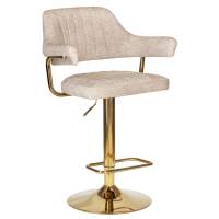 Стул барный DOBRIN CHARLY GOLD, бежевый твид (LEO26) Стул барный DOBRIN CHARLY GOLD, бежевый твид (LEO26)