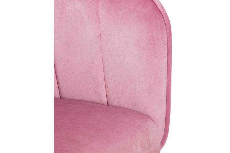 Стул барный DOBRIN DARCY, розовый велюр (1922-16)-6