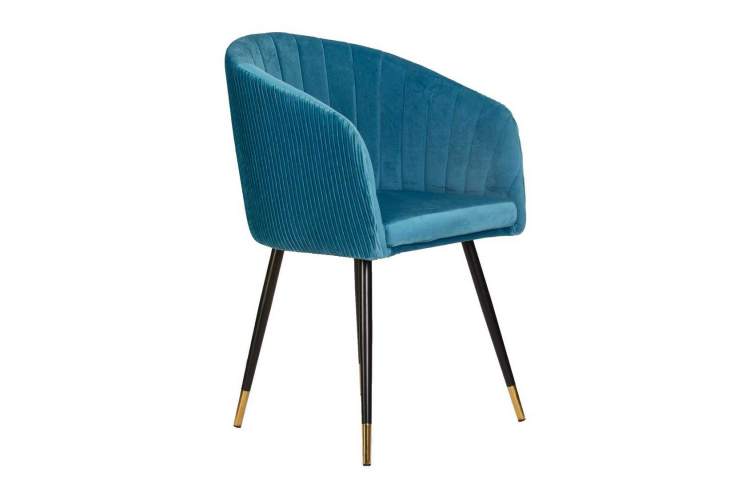 Стул обеденный DOBRIN MARY, морская волна велюр (1922-7)-1
