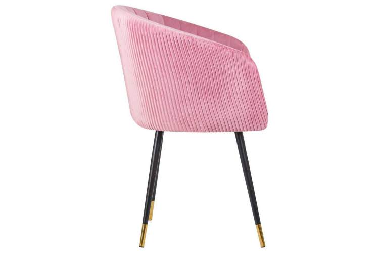 Стул обеденный DOBRIN MARY, розовый велюр (1922-16)-2