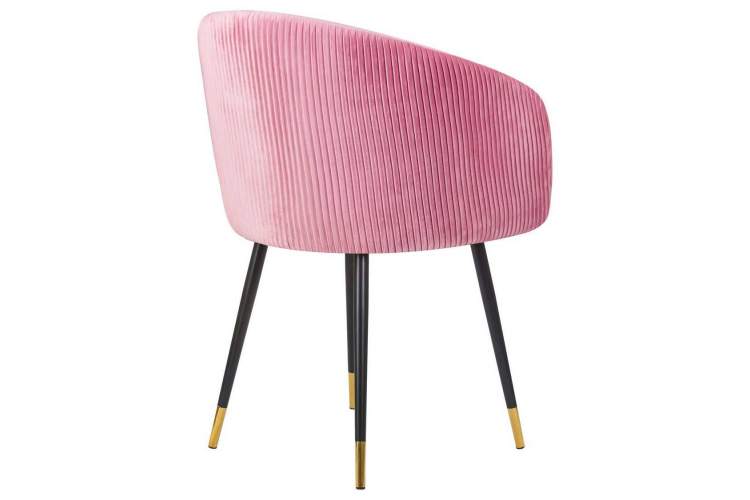 Стул обеденный DOBRIN MARY, розовый велюр (1922-16)-3