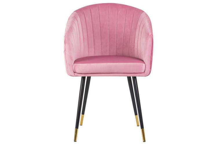 Стул обеденный DOBRIN MARY, розовый велюр (1922-16)-5