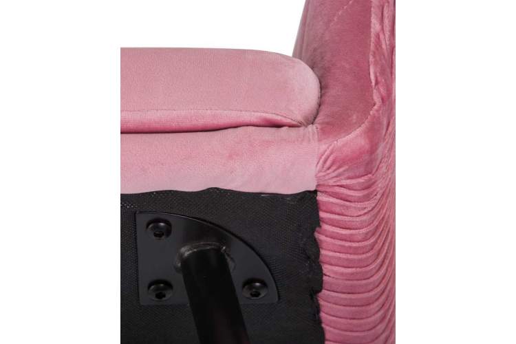 Стул обеденный DOBRIN MARY, розовый велюр (1922-16)-7