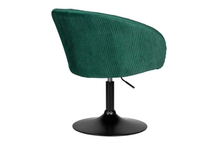 Кресло дизайнерское DOBRIN EDISON BLACK, зеленый велюр (1922-9)-3