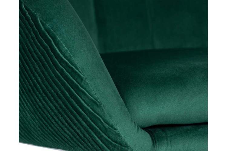 Кресло дизайнерское DOBRIN EDISON BLACK, зеленый велюр (1922-9)-6