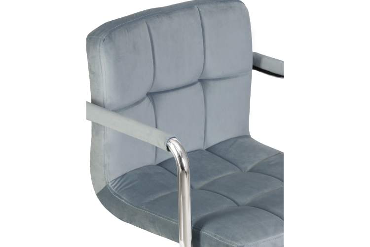 Набор 2 шт Офисное кресло для персонала DOBRIN TERRY, пудрово-голубой велюр (MJ9-74)-7