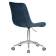 Набор 2 шт Кресло офисное DOBRIN DORA, синий велюр (1922-20), хромированная сталь