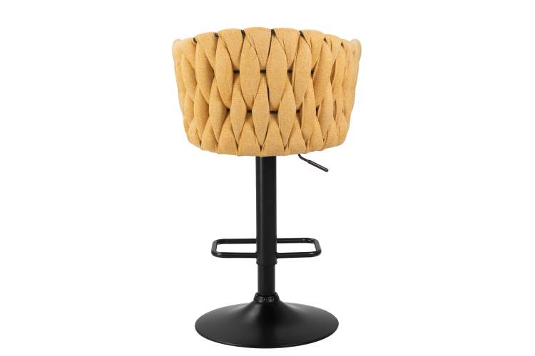 Набор 2 шт Стул барный DOBRIN LEON, жёлтая ткань (LAR 275-8)-5