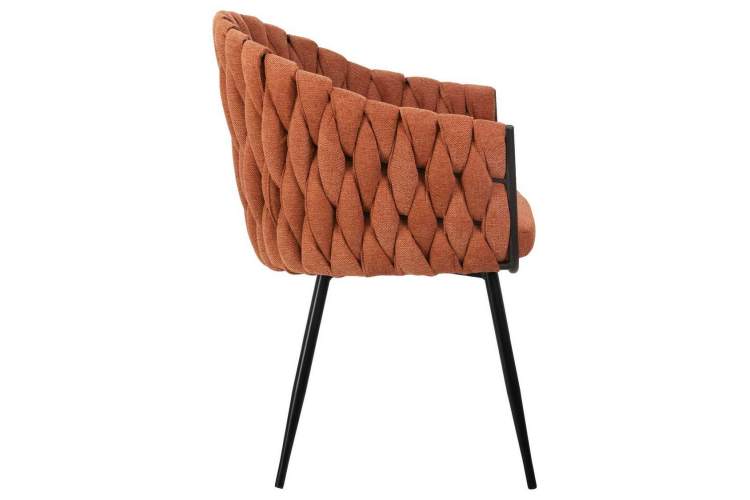 Стул обеденный DOBRIN MATILDA, оранжевая ткань (LAR 275-27)-2