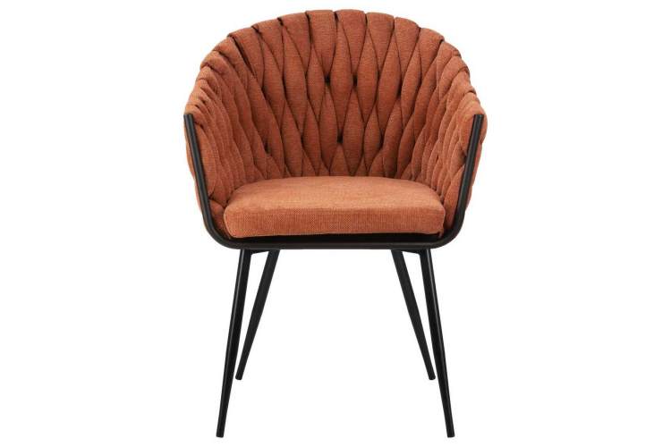Стул обеденный DOBRIN MATILDA, оранжевая ткань (LAR 275-27)-5