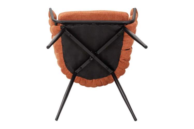 Стул обеденный DOBRIN MATILDA, оранжевая ткань (LAR 275-27)-6