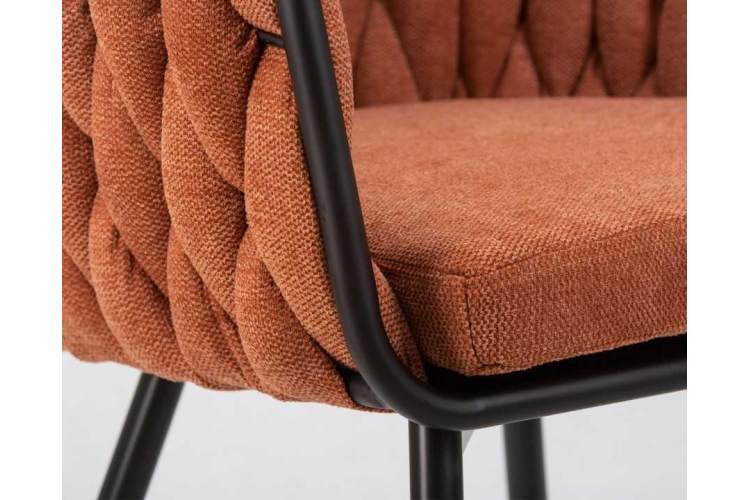 Стул обеденный DOBRIN MATILDA, оранжевая ткань (LAR 275-27)-7