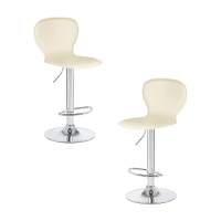 Набор 2 шт Стул барный DOBRIN ELISA, кремовый