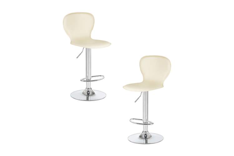 Набор 2 шт Стул барный DOBRIN ELISA, кремовый